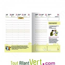 Agenda recycl� 2010 du D�veloppement Durable: sensibiliser utile! Version Poche 10x15cm